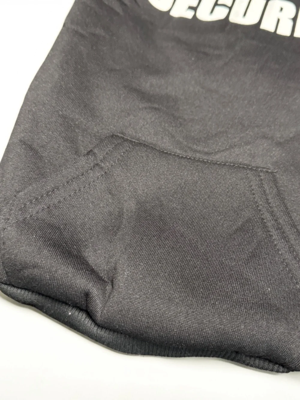 Security Dog Hoodie Large Black Funny Dog Sweater Fleece Pet Hoodie Coat
